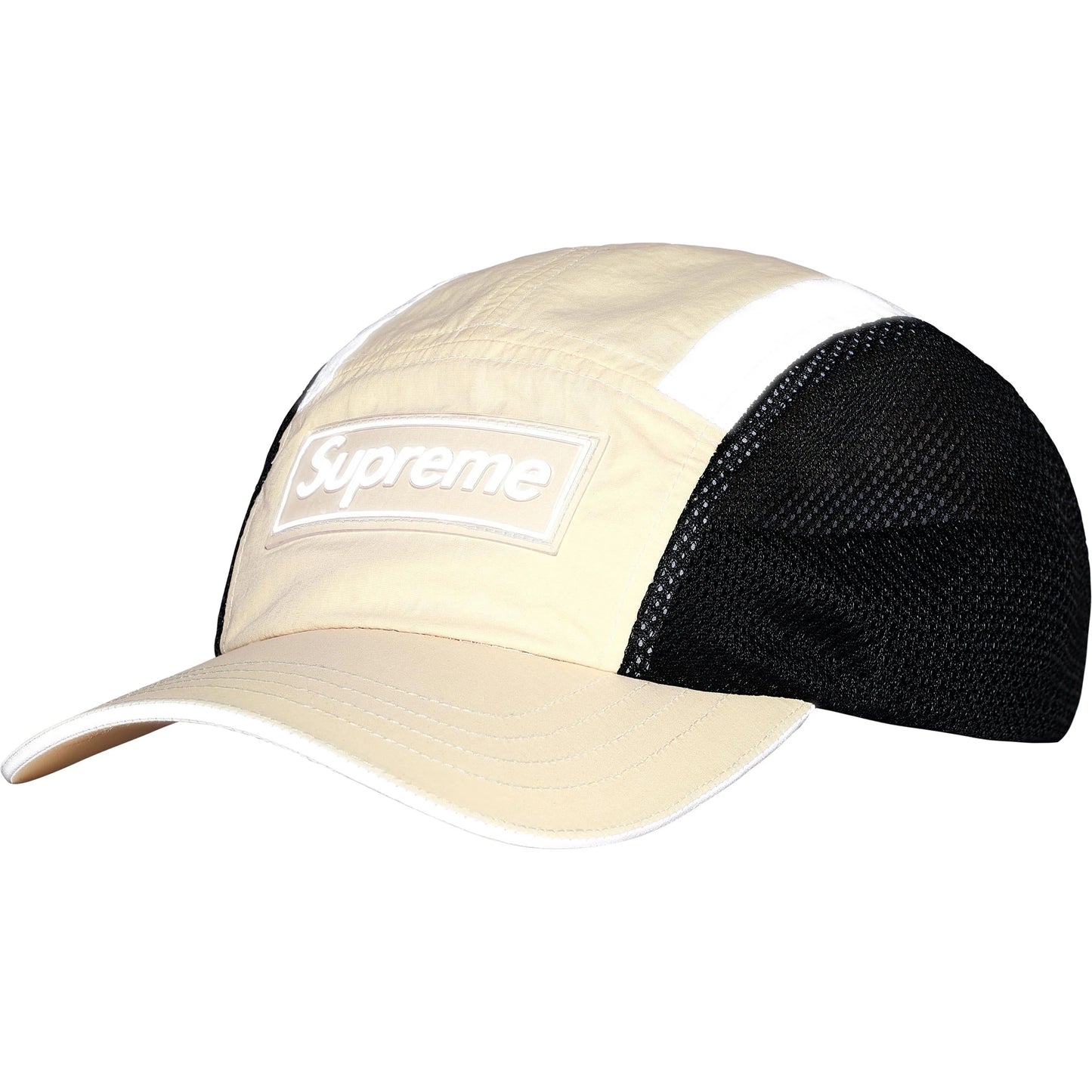Supreme Side Mesh Camp Cap "Cream"