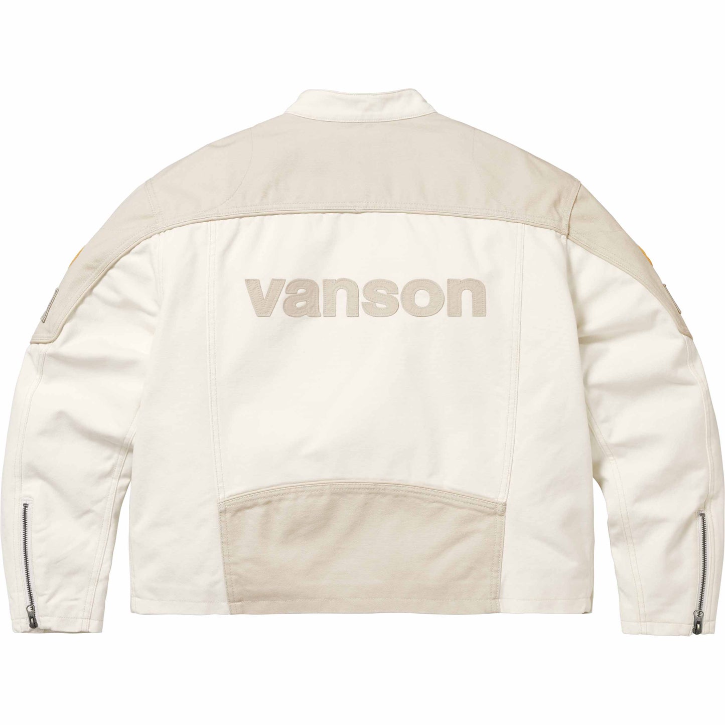 Supreme Vanson Leathers Cordura Cotton Jacket "White"
