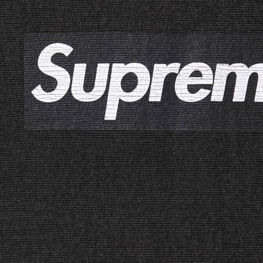 Supreme Washed Box Logo Crewneck "Black"