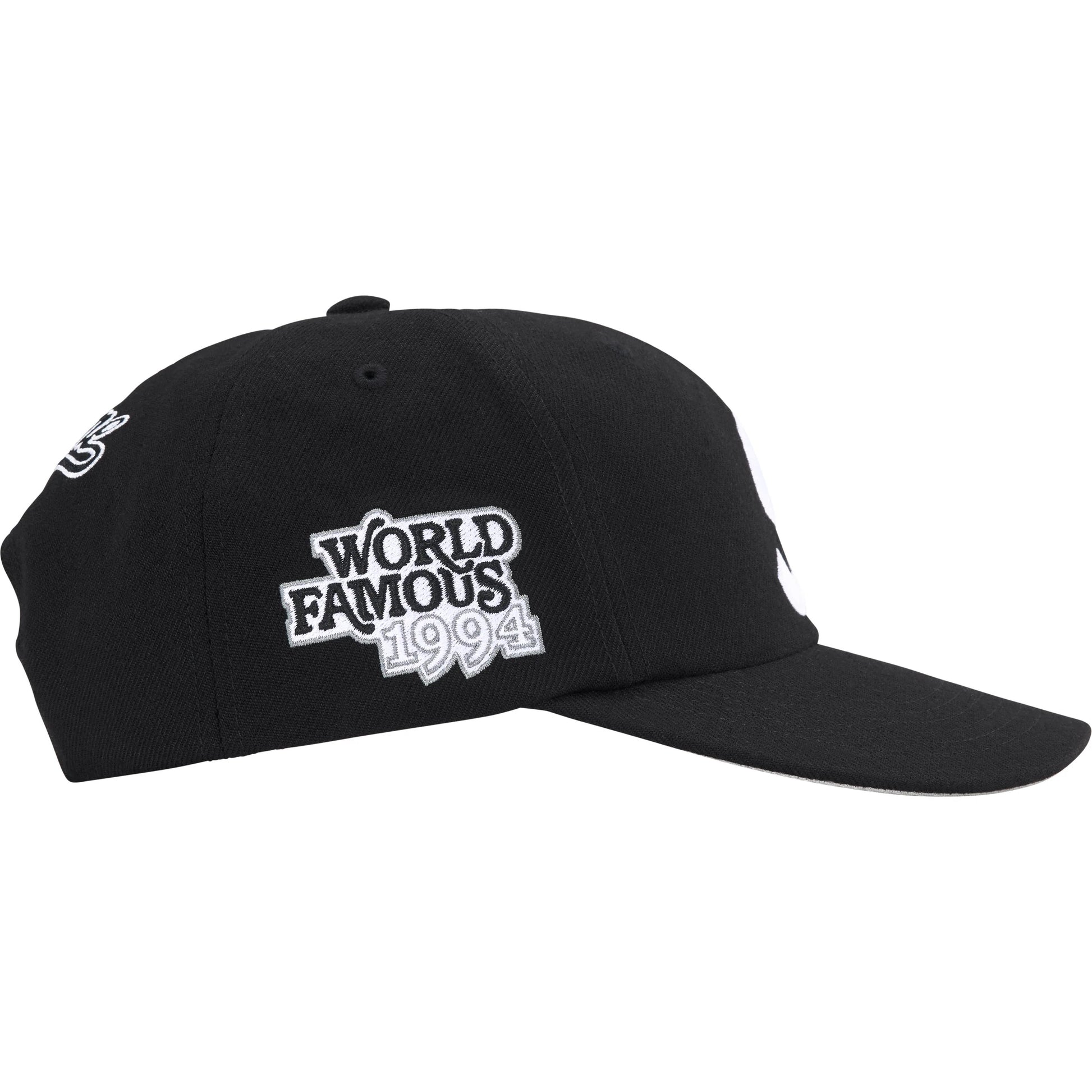 新品未使用 Supreme World Famous S Logo Cap 黒 Supreme World Famous S Logo 6-Panel (SS25) - $48