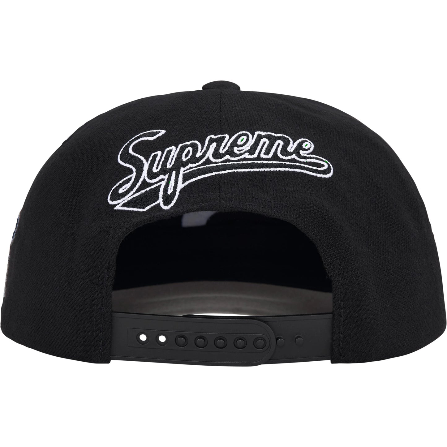 Supreme World Famous S Logo 6-Panel "Black"