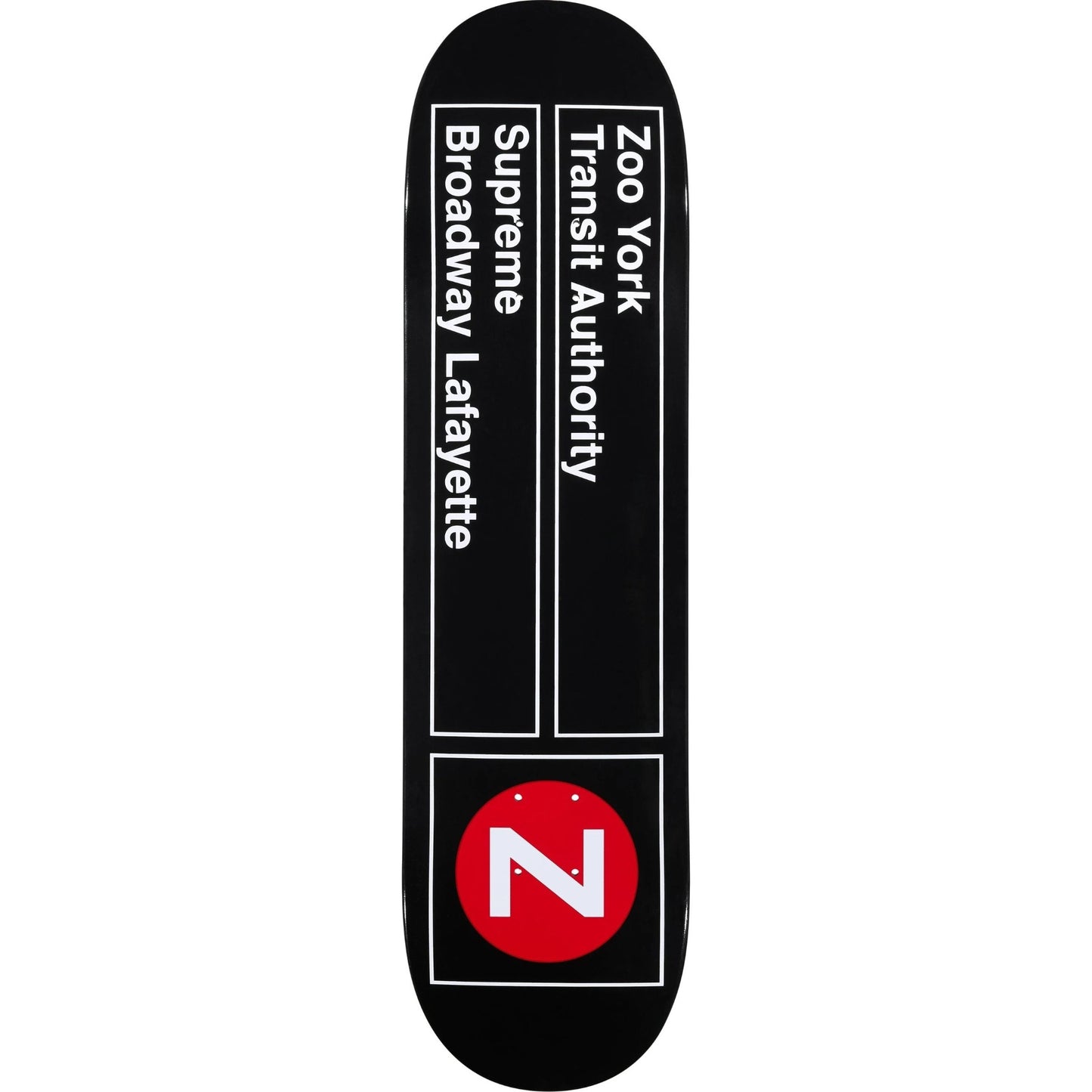 Supreme Zoo York Skateboard "Black"