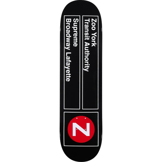 Supreme Zoo York Skateboard "Black"