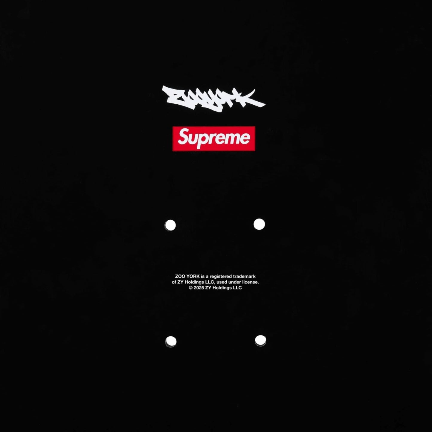 Supreme Zoo York Skateboard "Black"