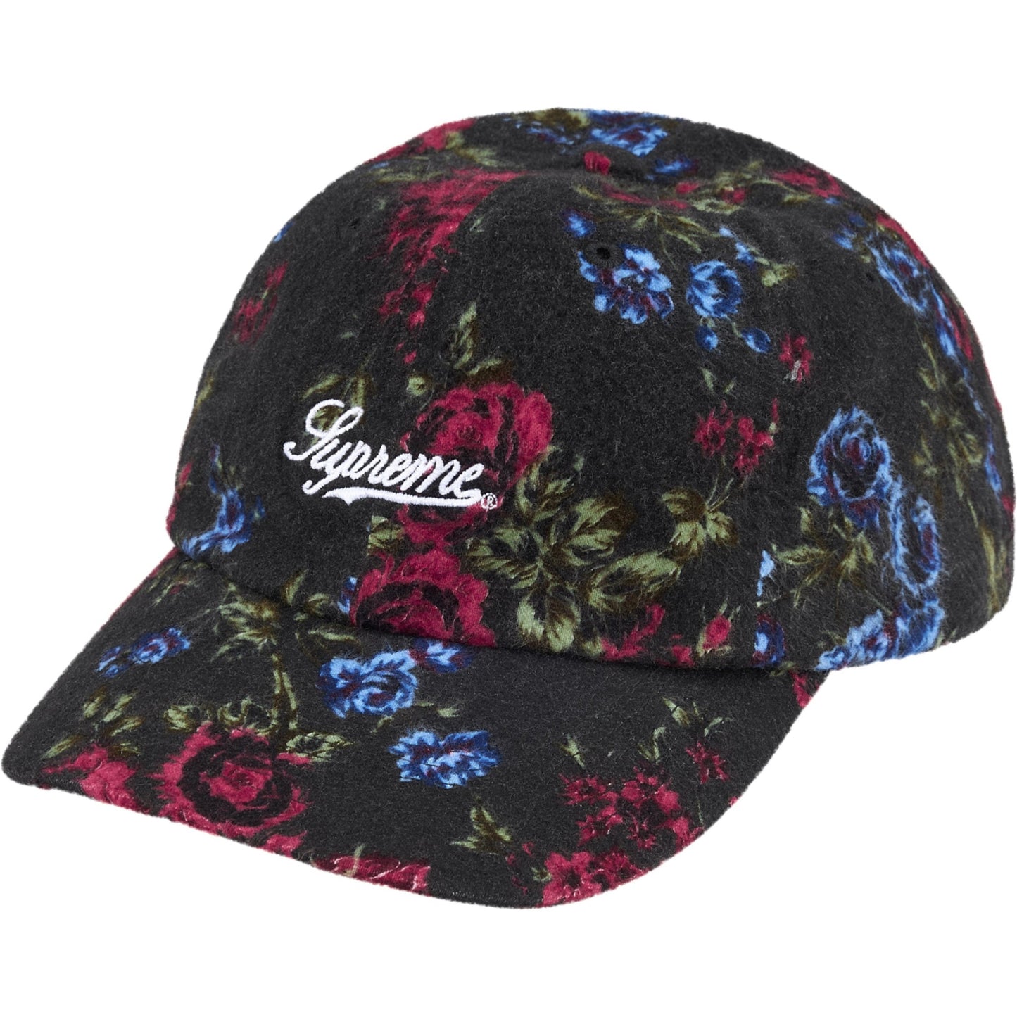 Supreme Floral Flannel 6-Panel "Black"