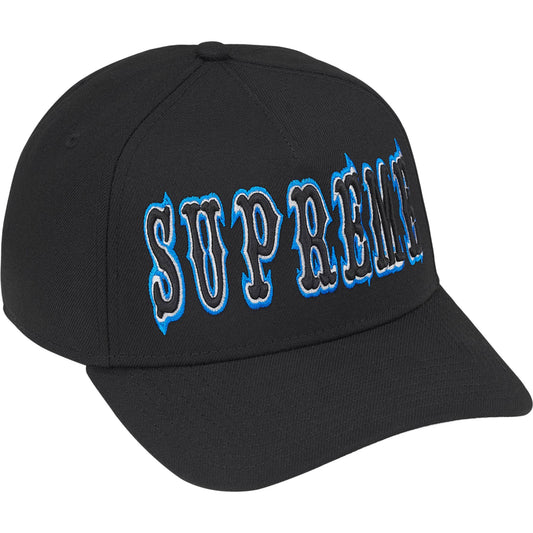 Supreme Gothic Outline Adjustable New Era "Black"