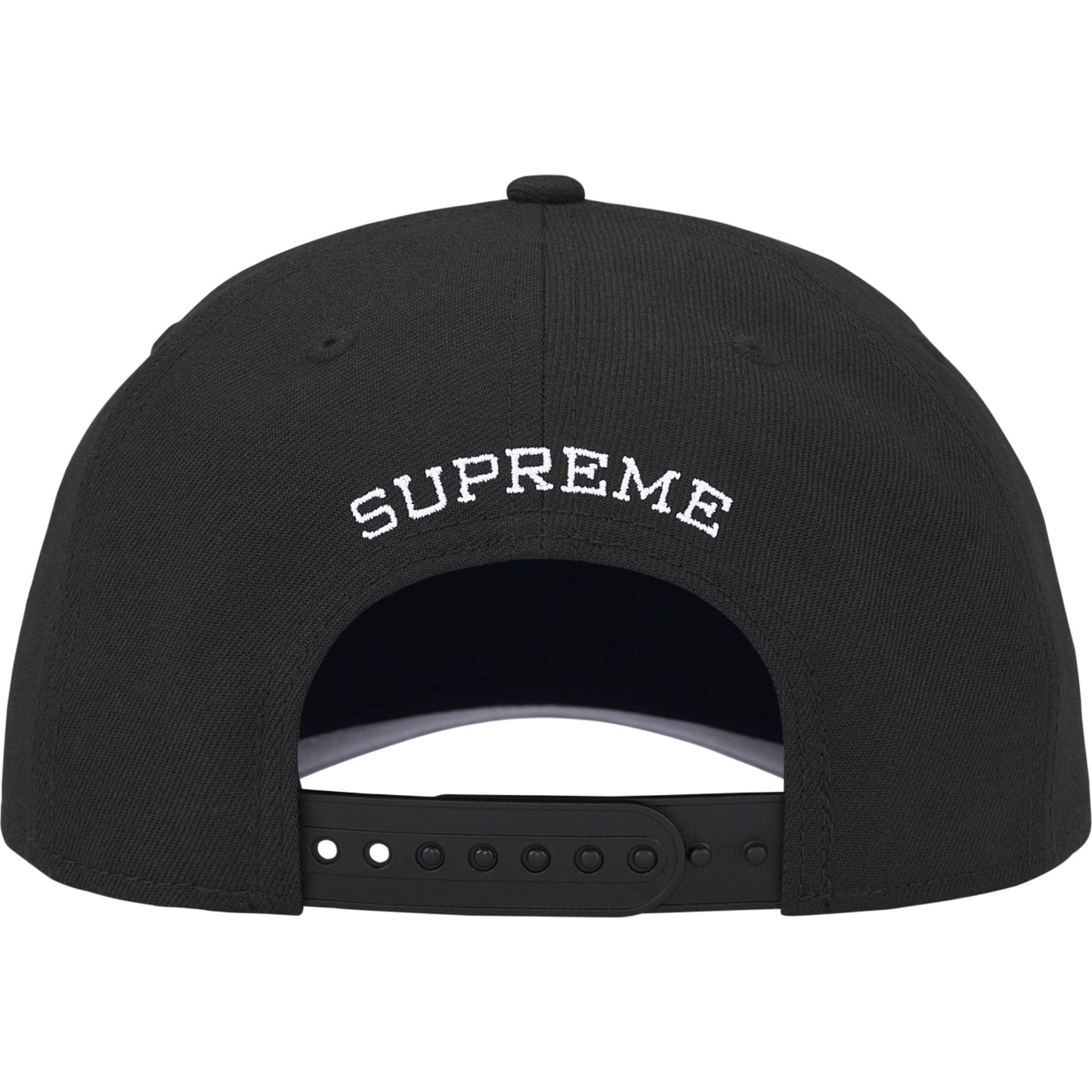 Supreme Gothic Outline Adjustable New Era "Black"