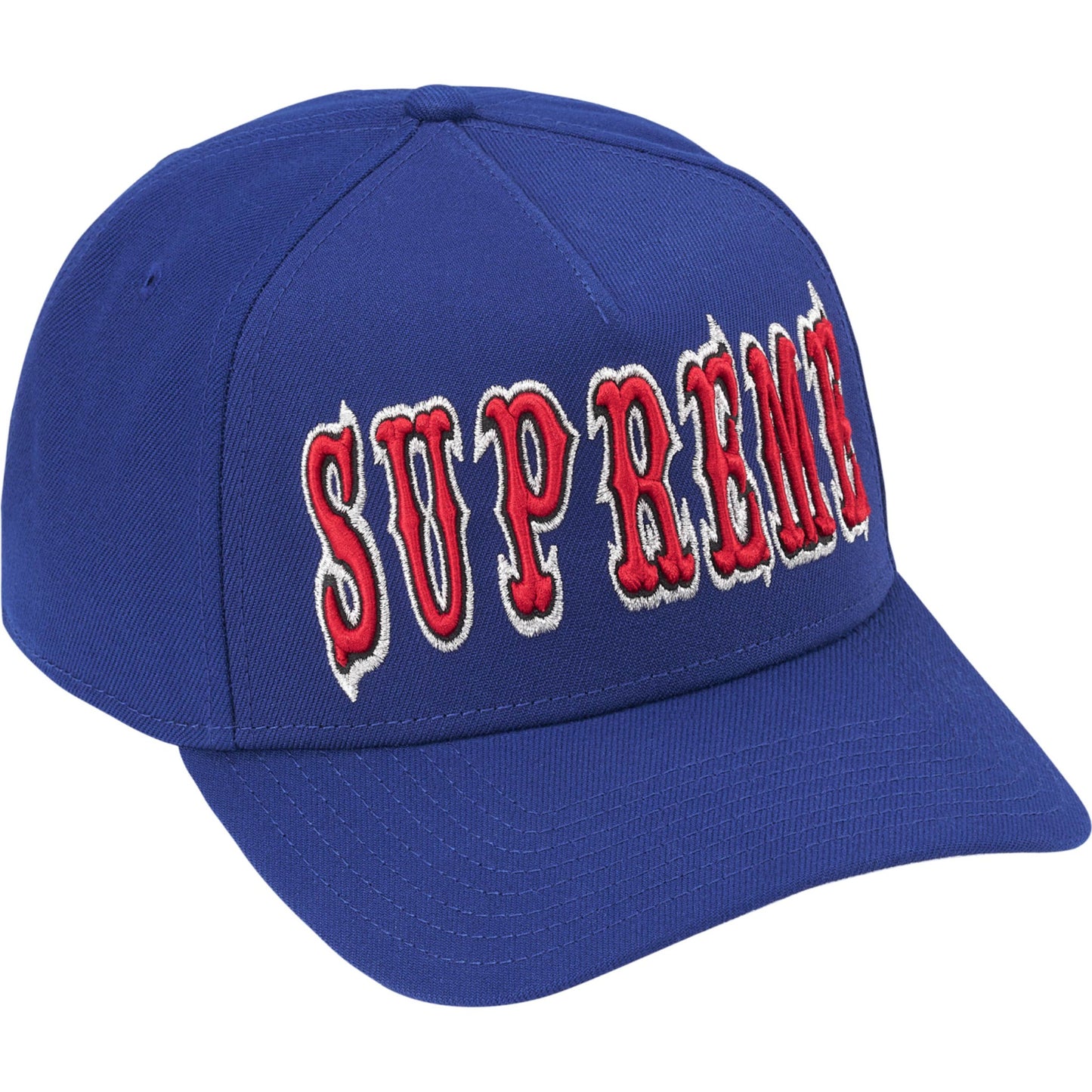 Supreme Gothic Outline Adjustable New Era "Navy"