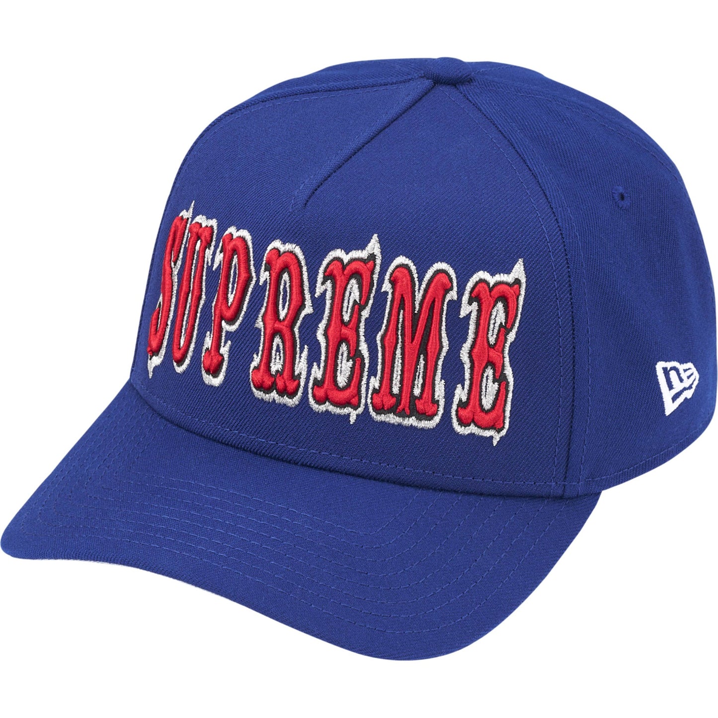 Supreme Gothic Outline Adjustable New Era "Navy"