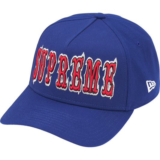 Supreme Gothic Outline Adjustable New Era "Navy"