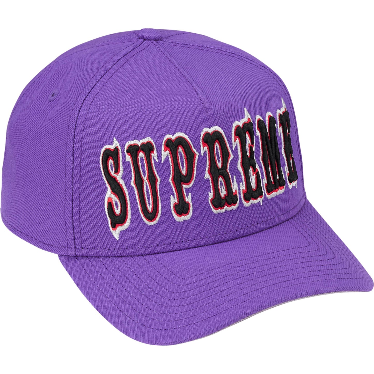 Supreme Gothic Outline Adjustable New Era "Purple"