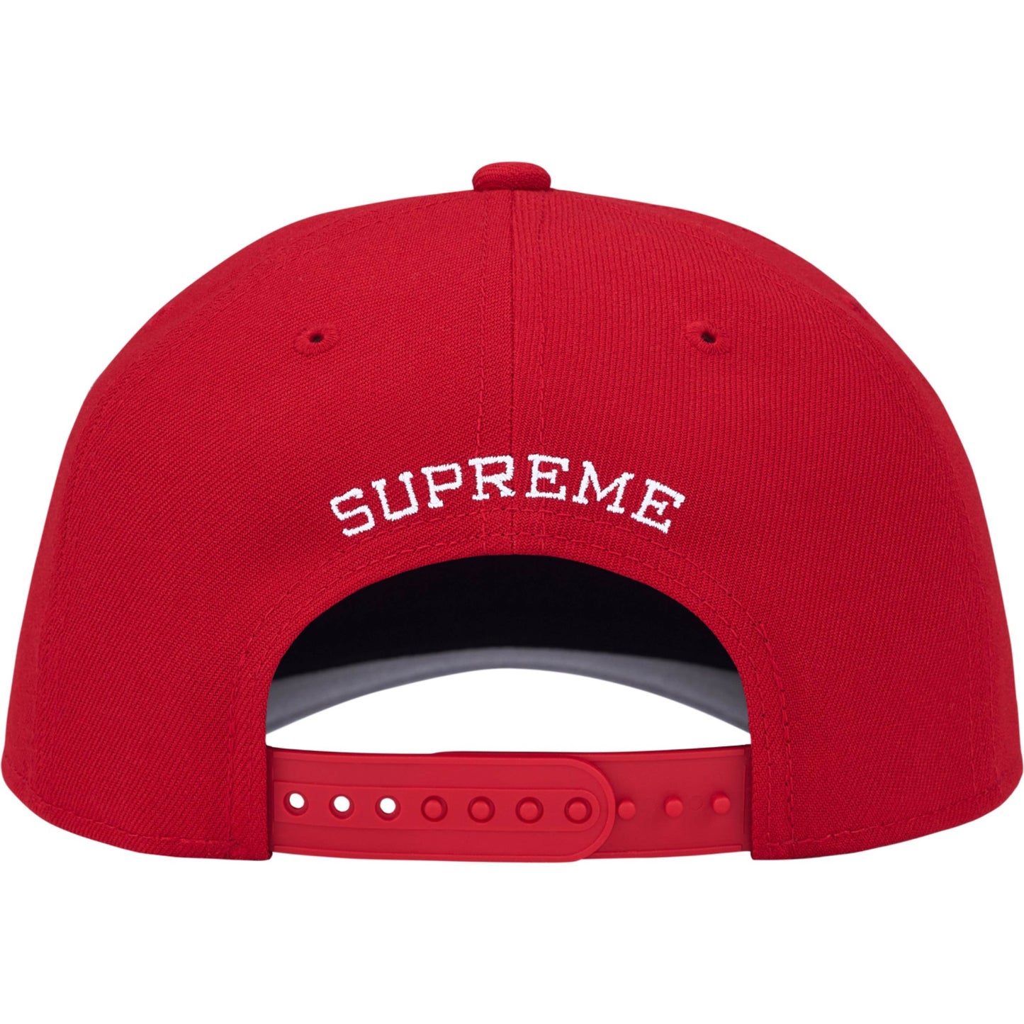 Supreme Gothic Outline Adjustable New Era "Red"