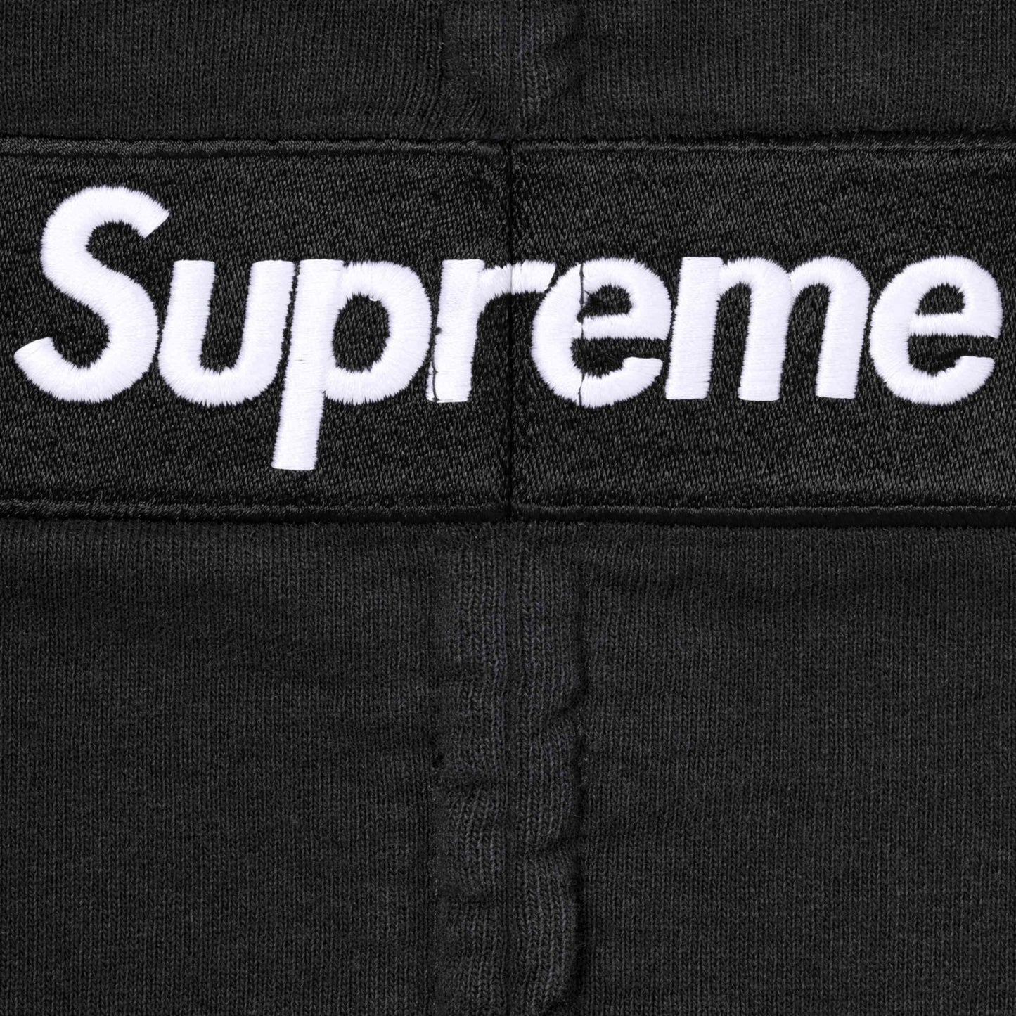 Supreme MM6 Maison Margiela Box Logo Zip Up Hooded Sweatshirt "Black"