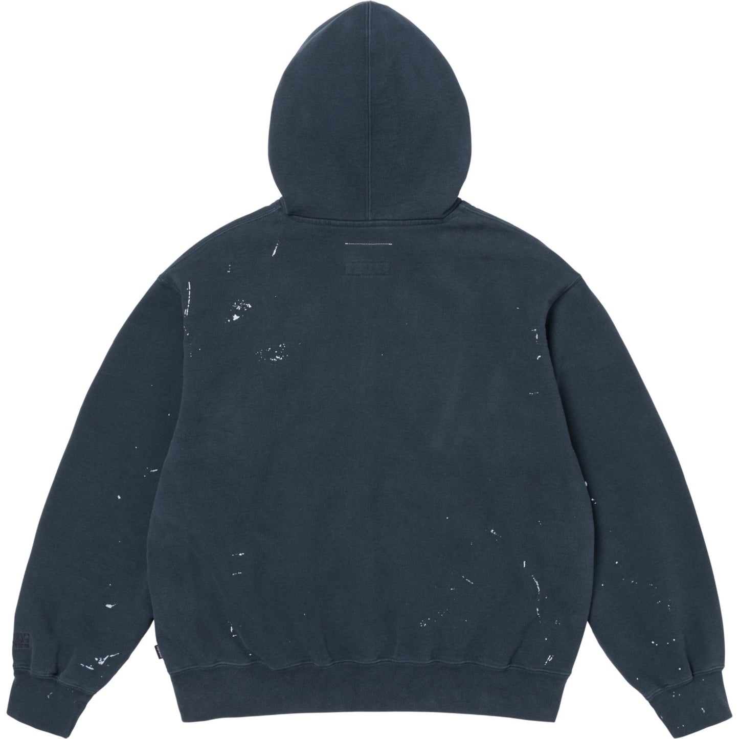 Supreme MM6 Maison Margiela Box Logo Zip Up Hooded Sweatshirt "Navy"