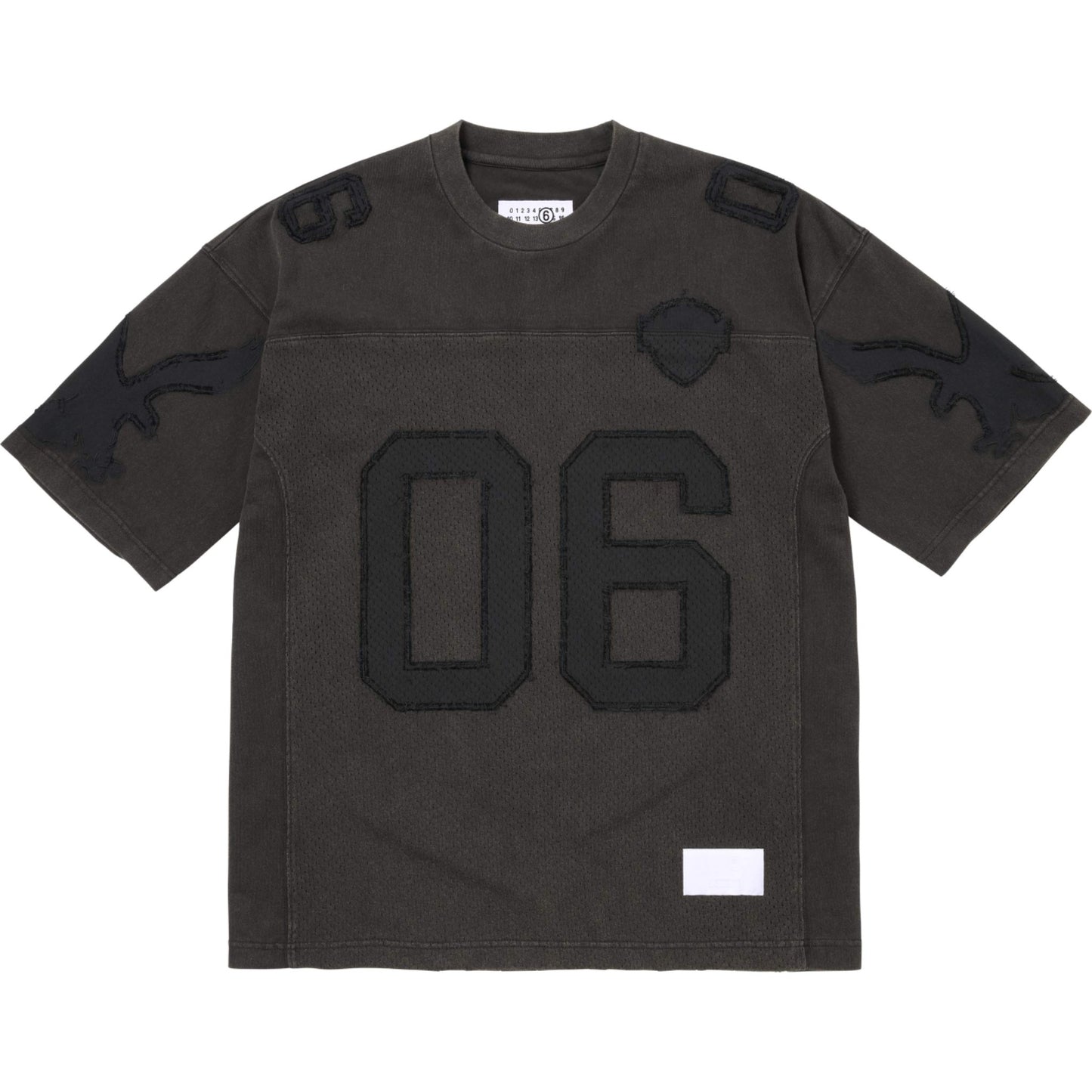 Supreme MM6 Maison Margiela Cotton Football Jersey "Black"