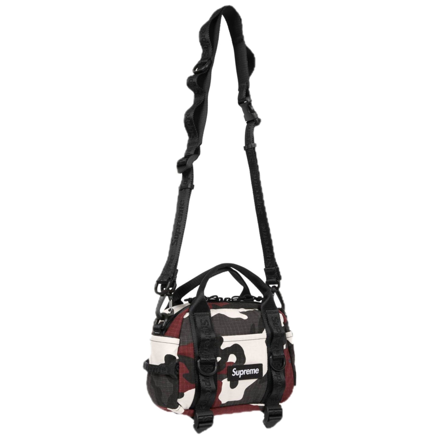 Supreme Mini Duffle Bag "Red Camo"