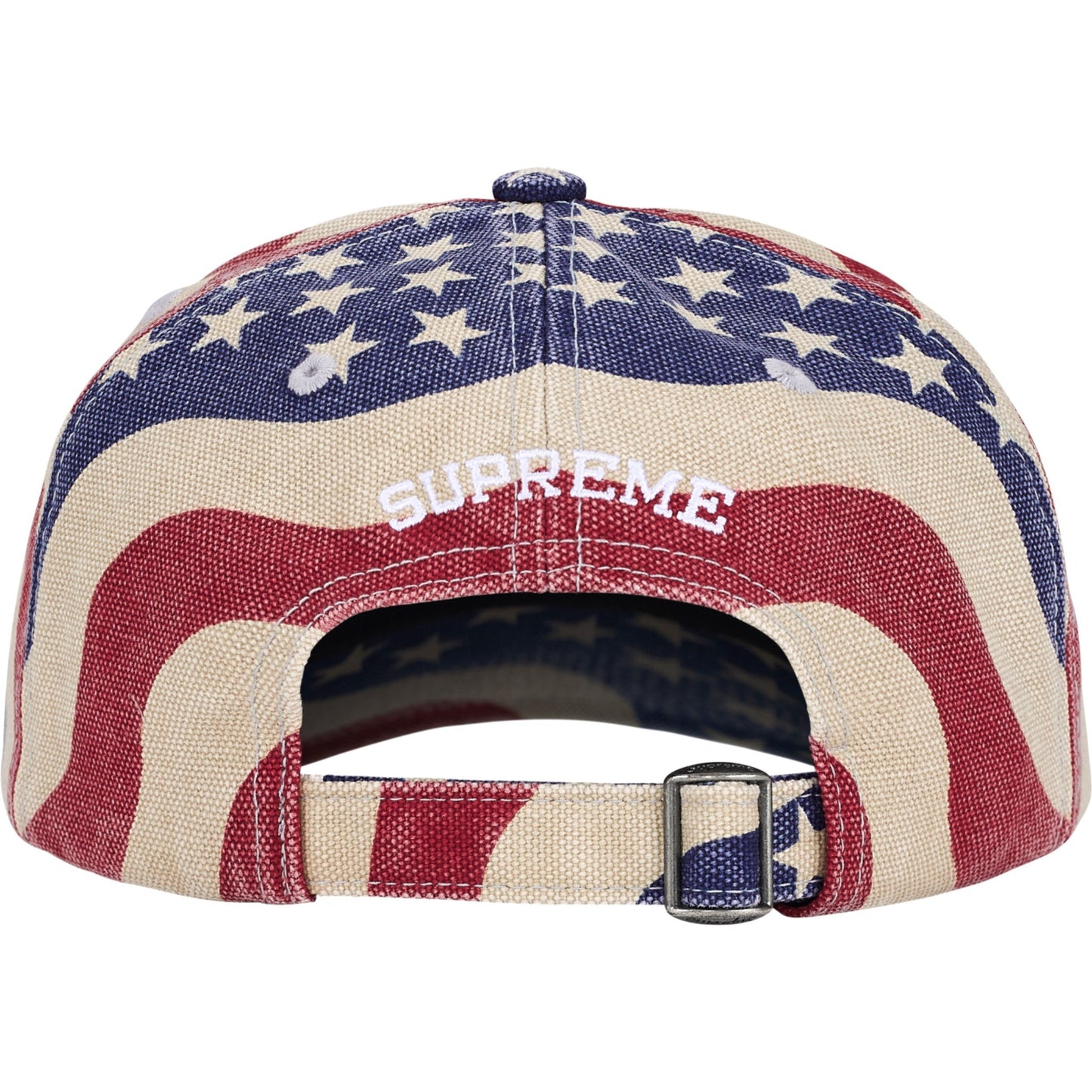 Supreme Pigment Coated S Logo 6-Panel "Flag"