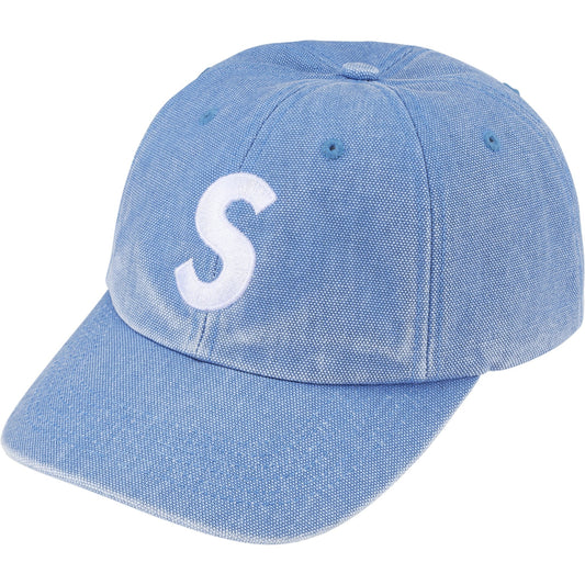 Supreme Pigment Coated S Logo 6-Panel "Light Blue"