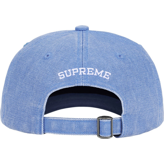 Supreme Pigment Coated S Logo 6-Panel "Light Blue"