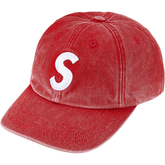 Supreme Pigment Coated S Logo 6-Panel "Red"