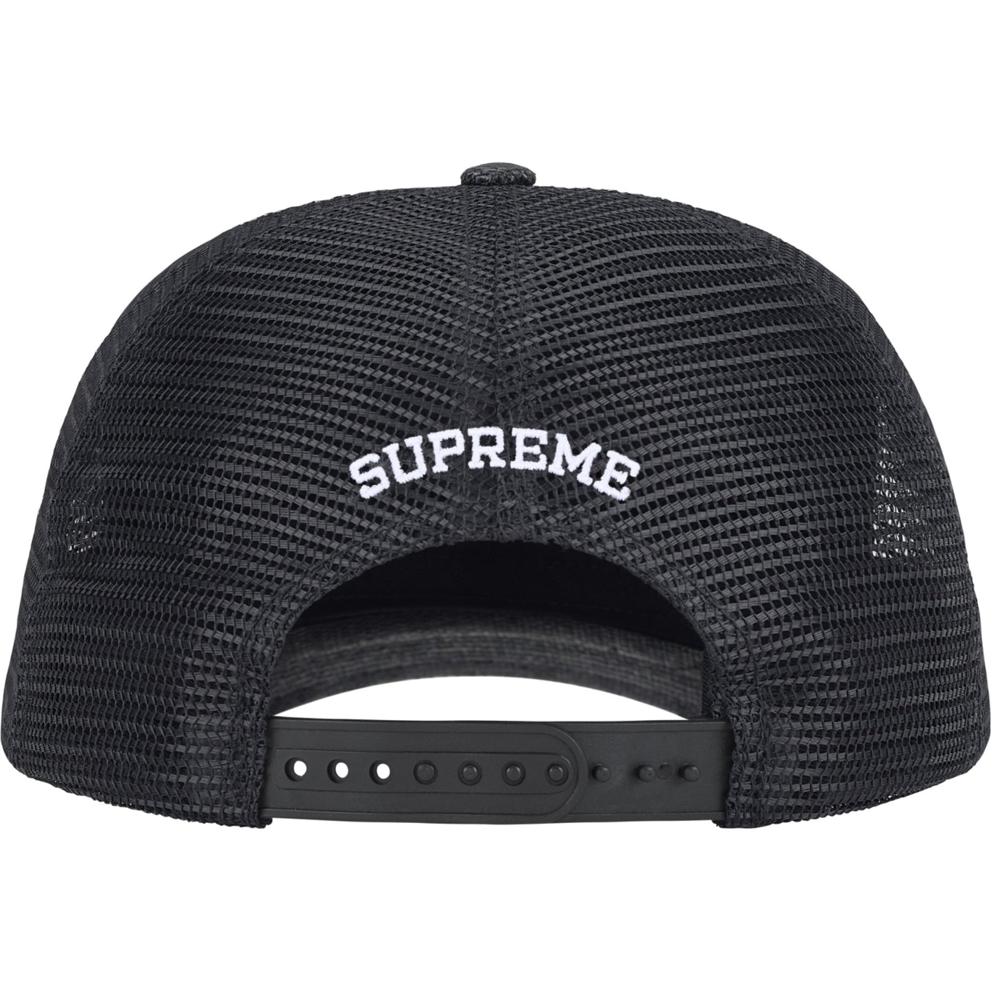 Supreme Raffia Mesh Back 5-Panel "Black"