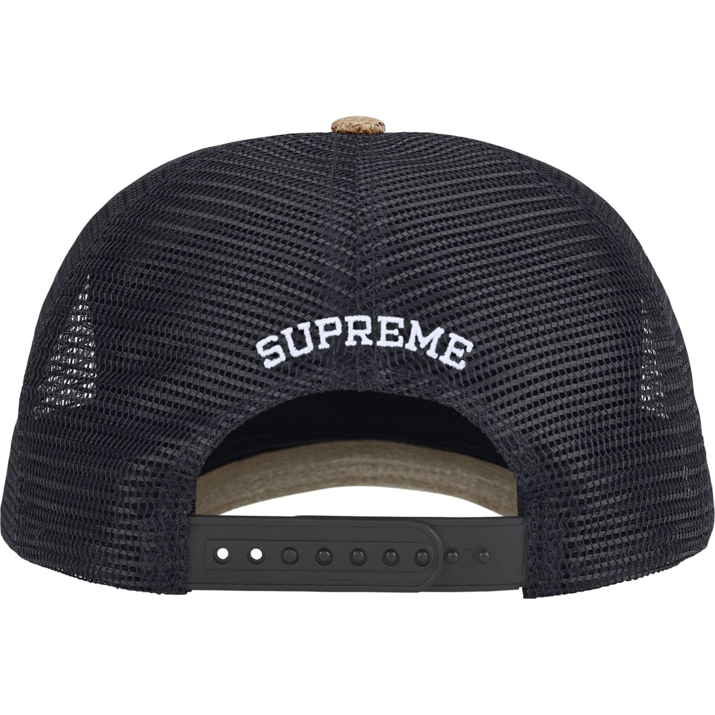 Supreme Raffia Mesh Back 5-Panel "Tan"