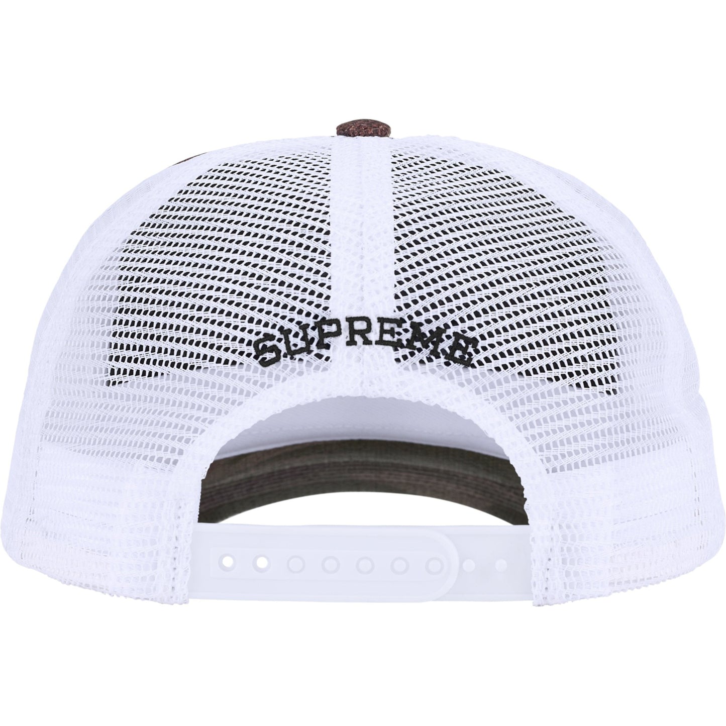 Supreme Raffia Mesh Back 5-Panel "Woodland Camo"