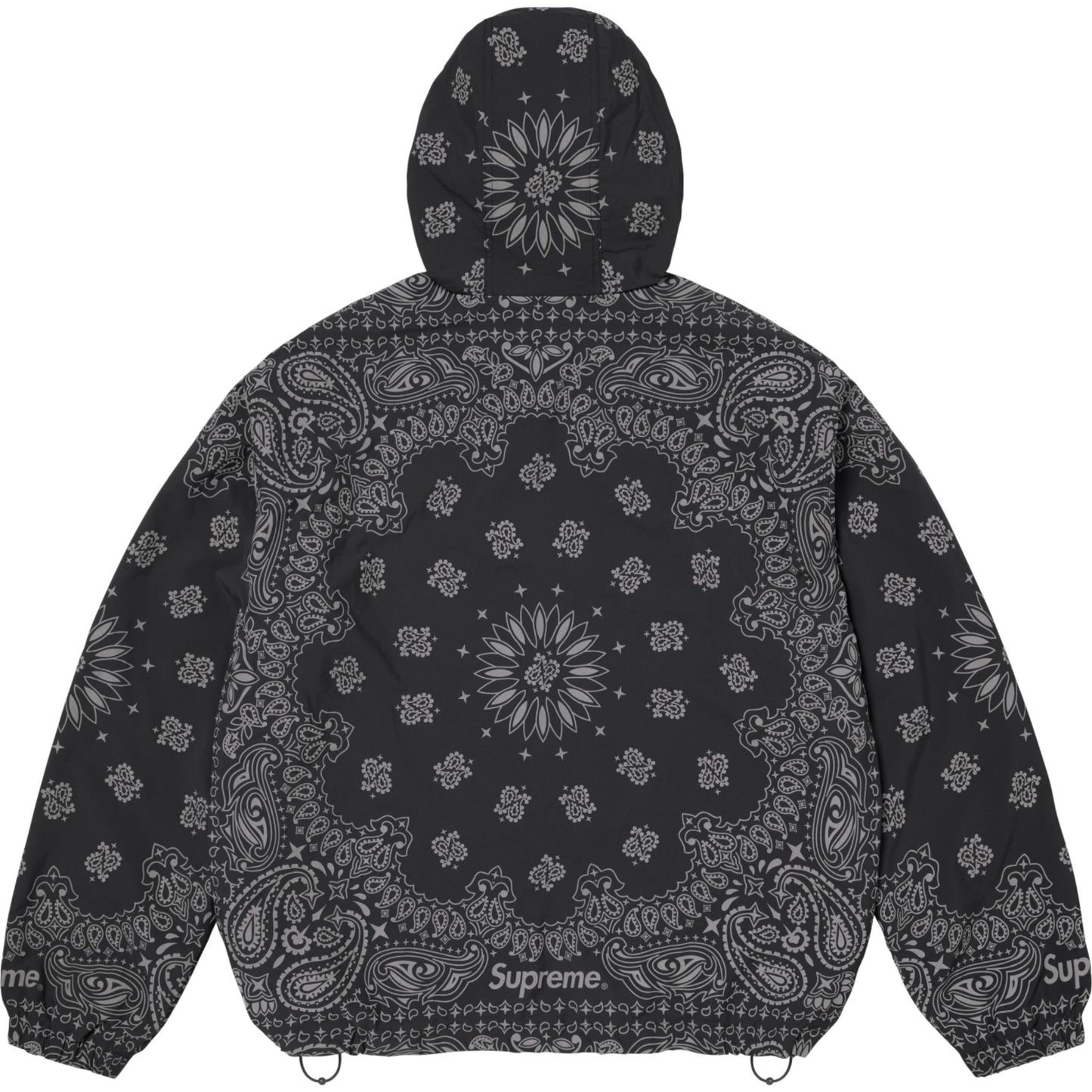 Supreme Reflective Bandana Anorak "Black"