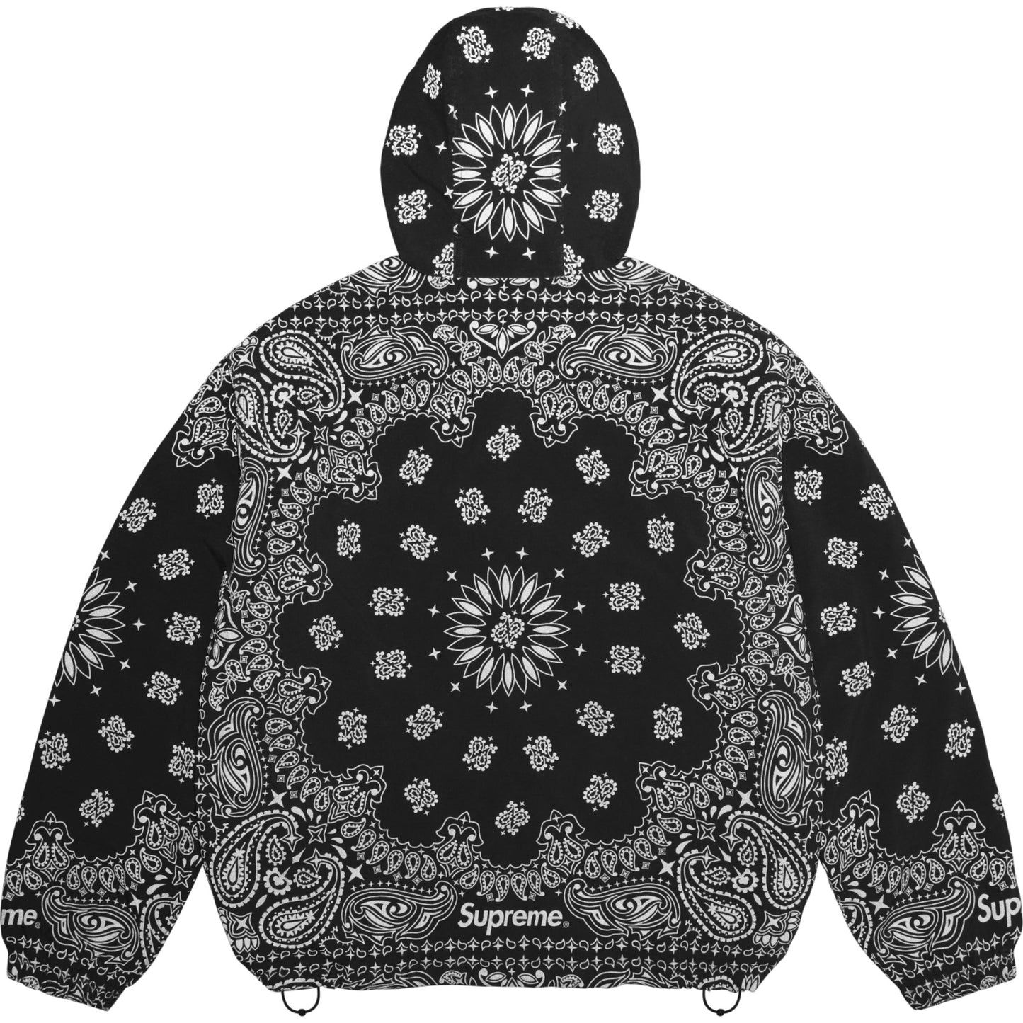 Supreme Reflective Bandana Anorak "Black"