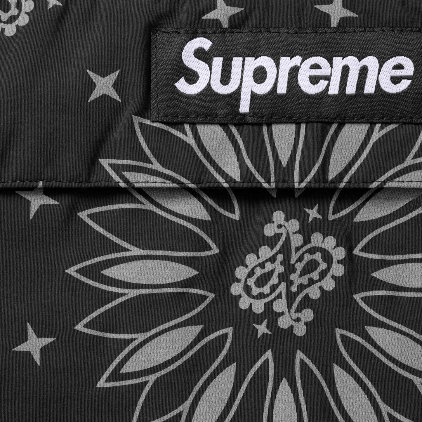 Supreme Reflective Bandana Anorak "Black"