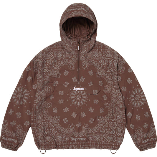 Supreme Reflective Bandana Anorak "Brown"