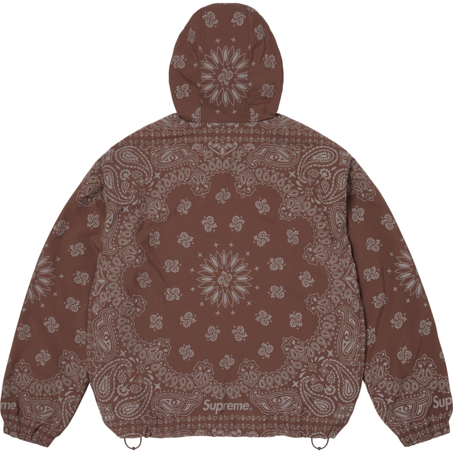 Supreme Reflective Bandana Anorak "Brown"