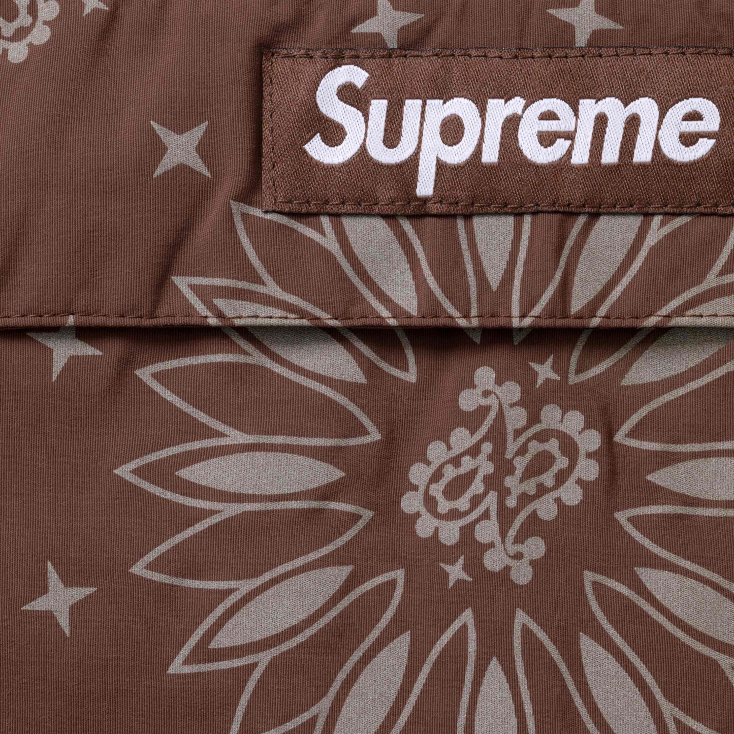 Supreme Reflective Bandana Anorak "Brown"