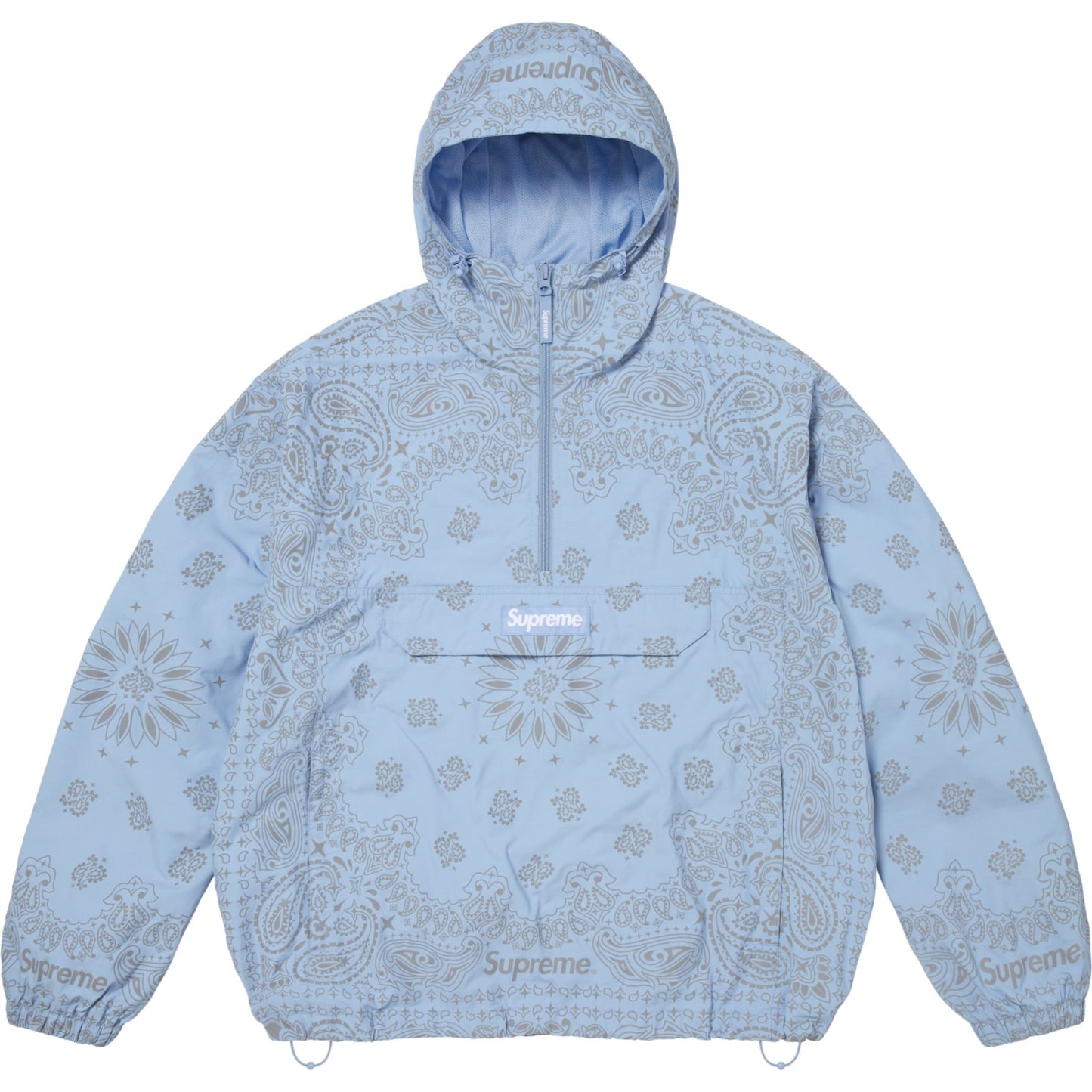 Supreme Reflective Bandana Anorak "Light Blue"