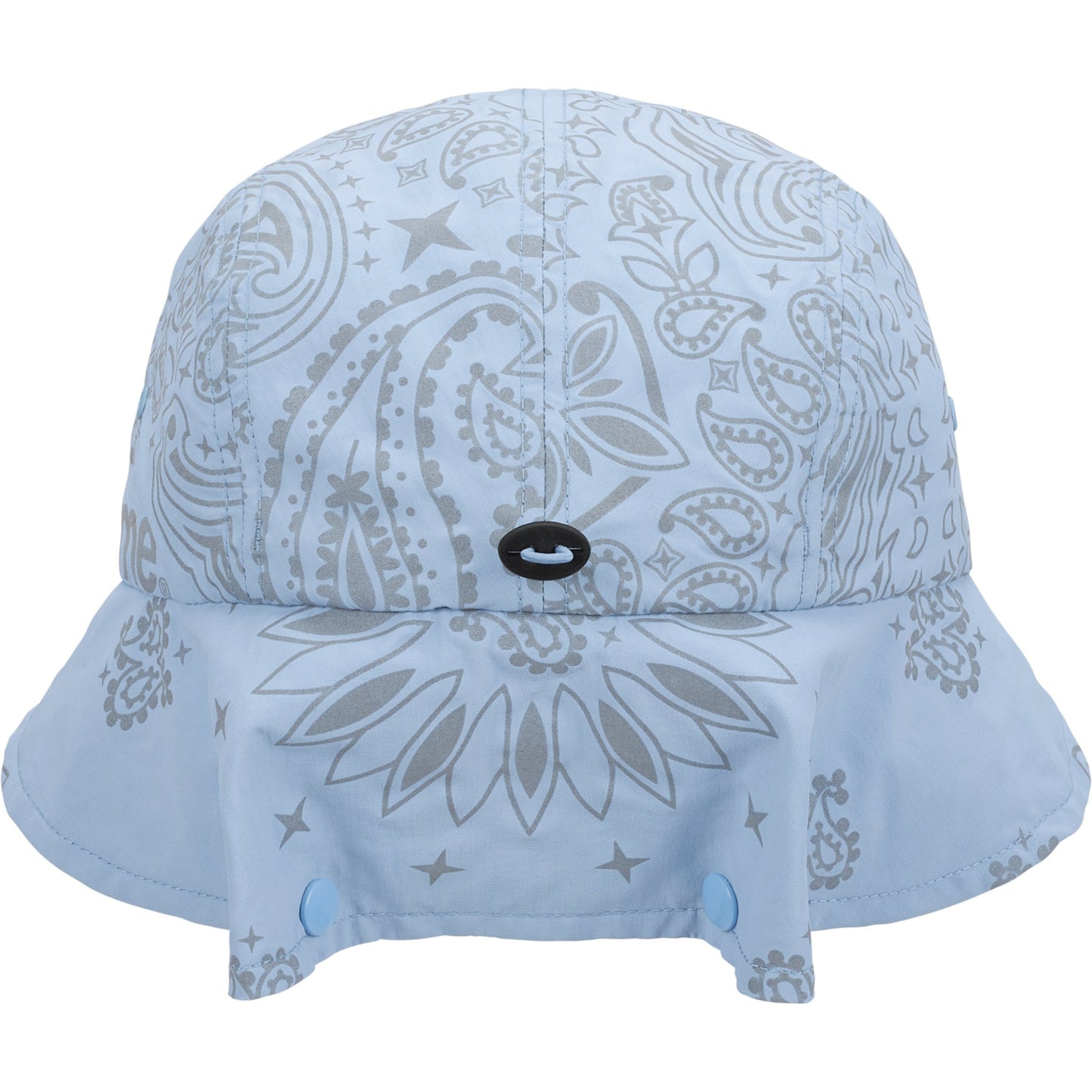 Supreme Reflective Bandana Sunshield Camp Cap "Light Blue"