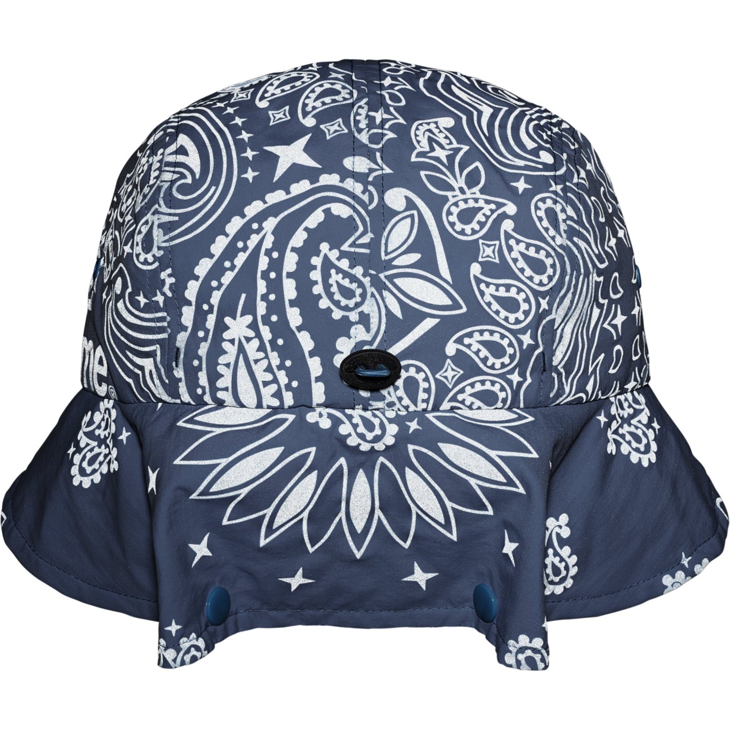 Supreme Reflective Bandana Sunshield Camp Cap "Light Blue"
