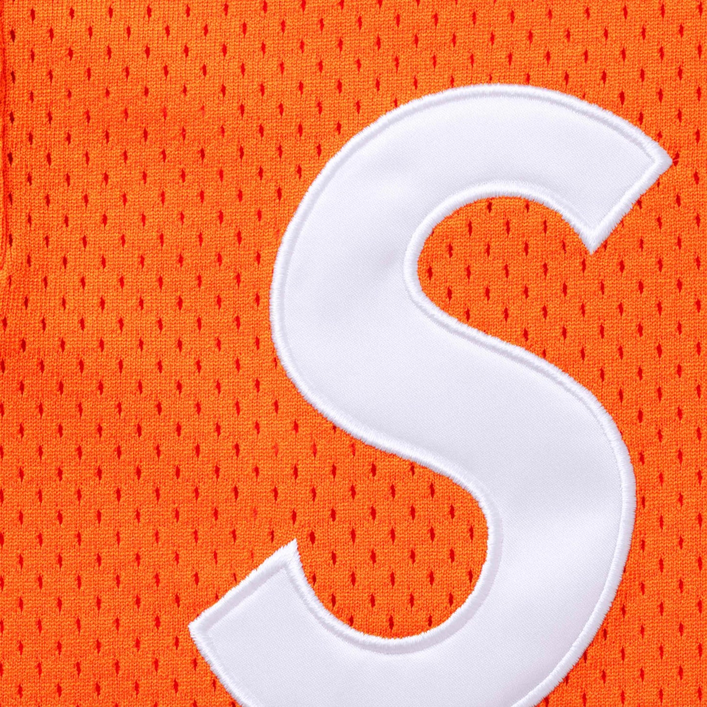 Supreme S Logo Baseball Henley "Orange"