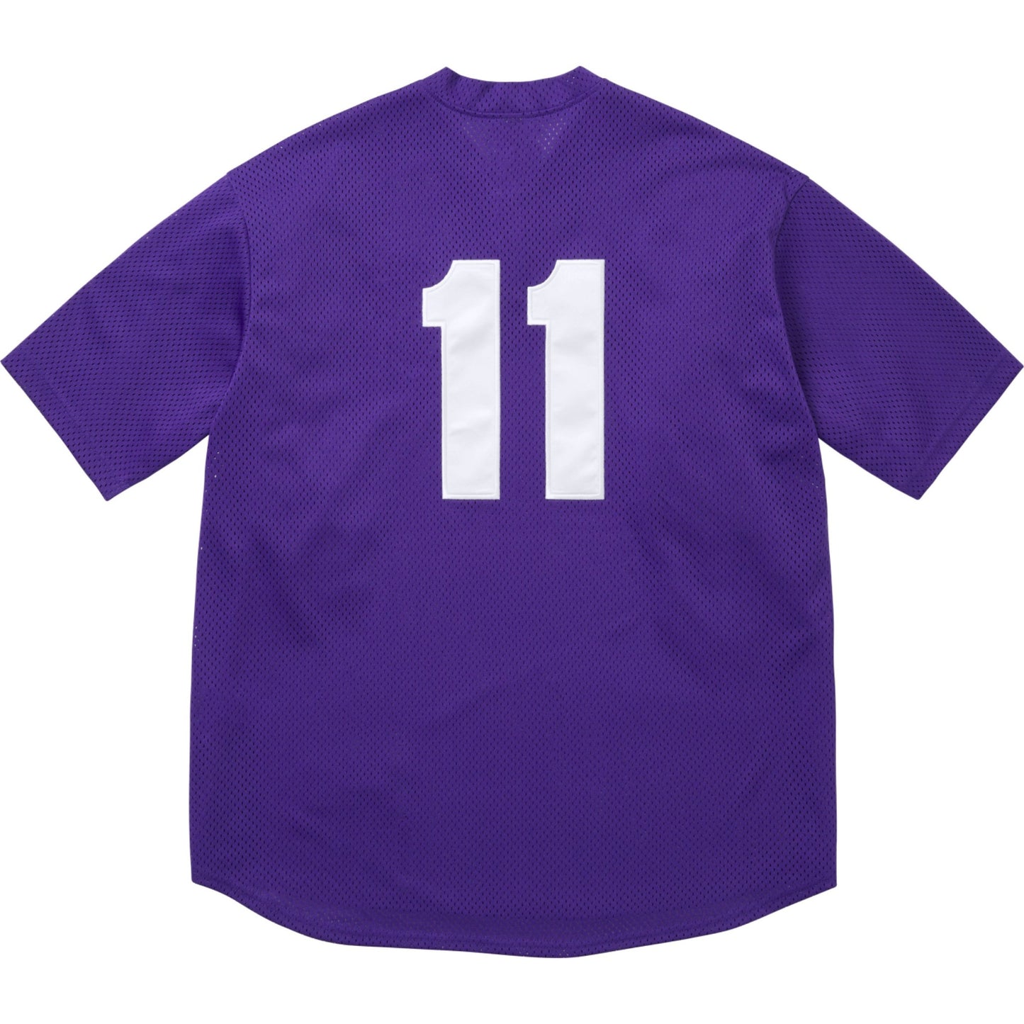 Supreme S Logo Baseball Henley "Purple"