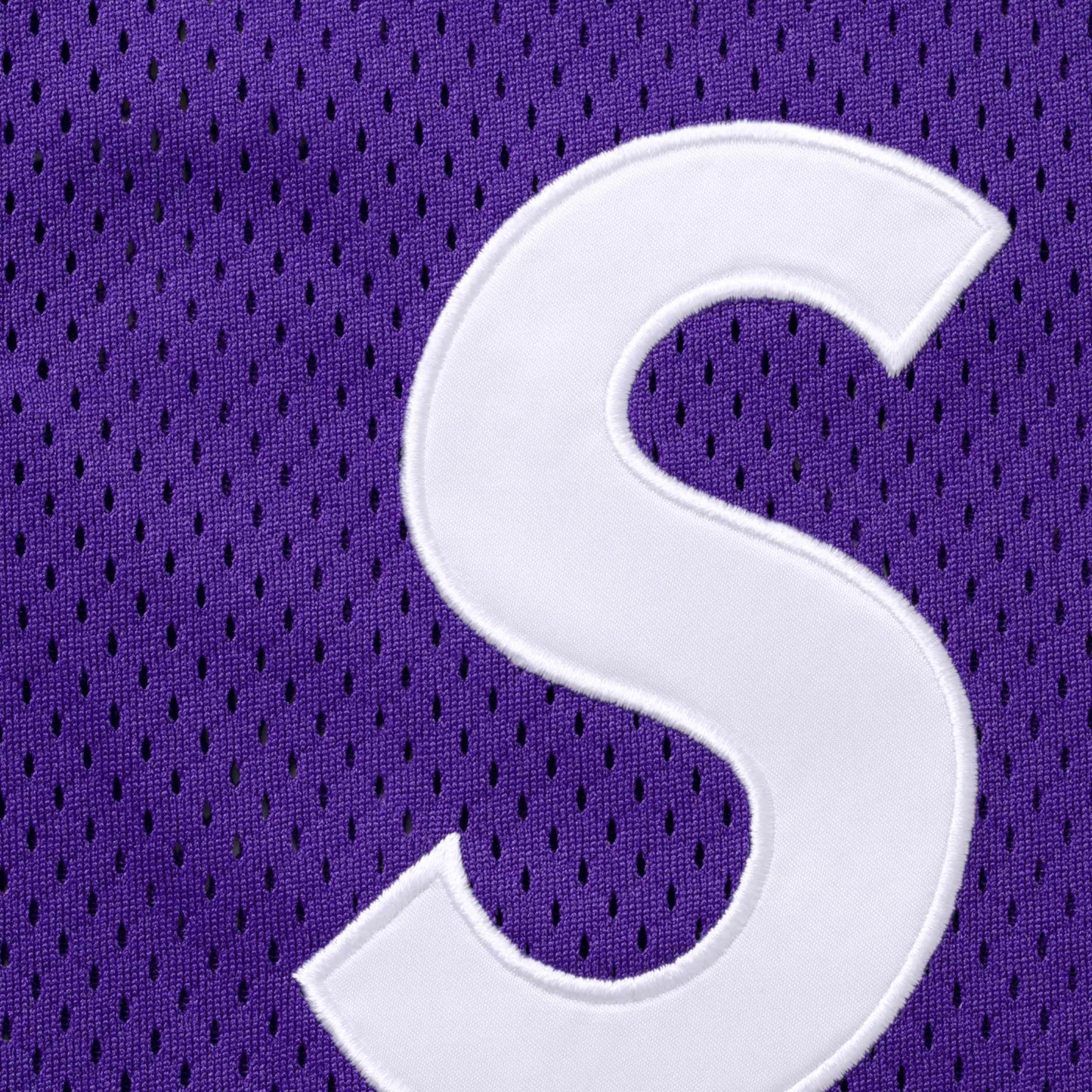 Supreme S Logo Baseball Henley "Purple"