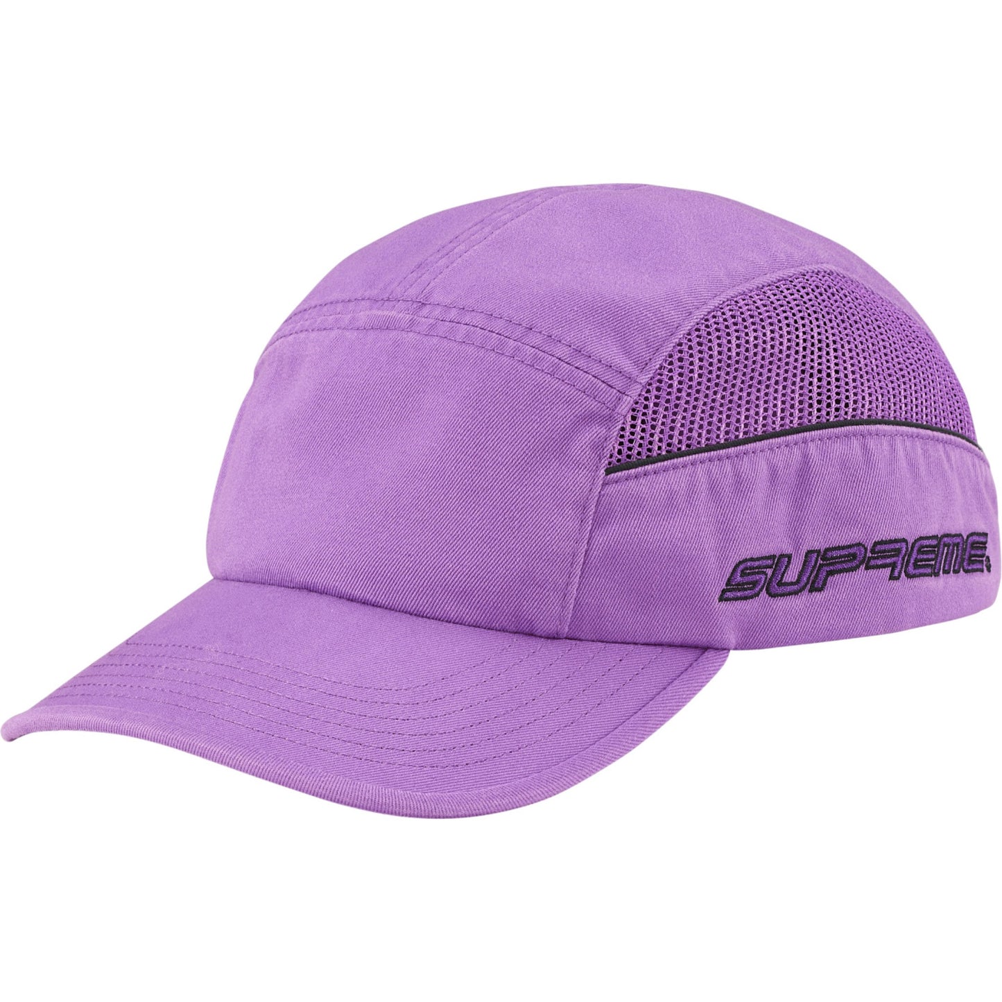 Supreme Side Mesh Piping Camp Cap "Light Purple"