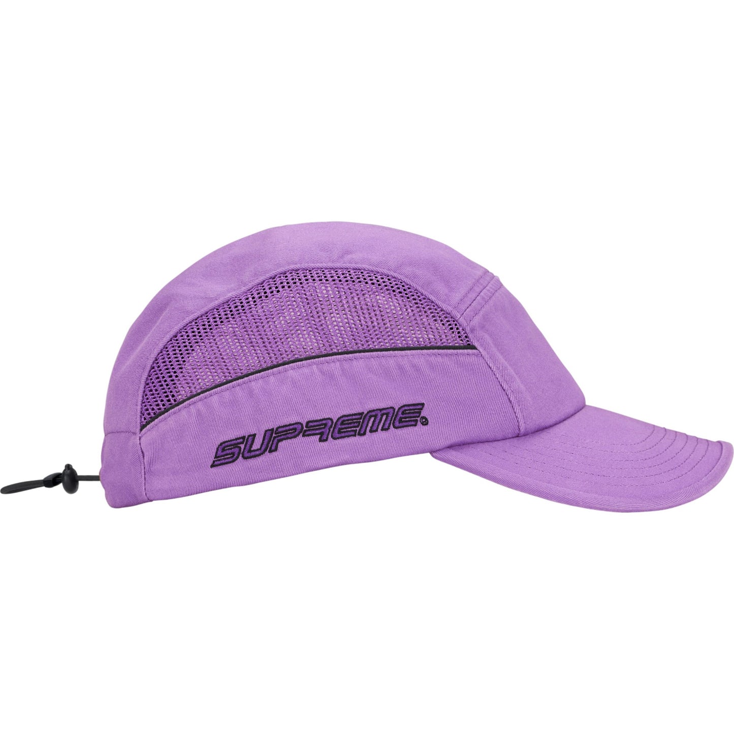 Supreme Side Mesh Piping Camp Cap "Light Purple"