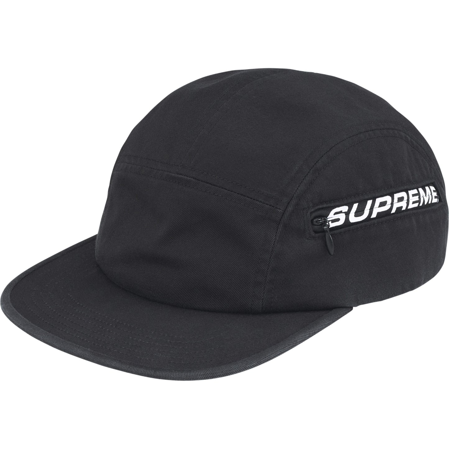 Supreme Side Zip Camp Cap "Black"