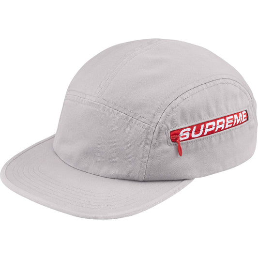 Supreme Side Zip Camp Cap "Grey"