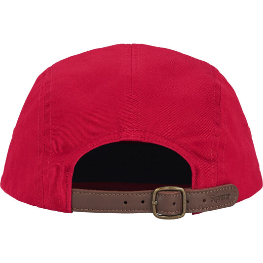 Supreme Washed Chino Twill Camp Cap "Red"
