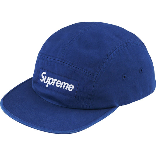 Supreme Washed Chino Twill Camp Cap "Royal"