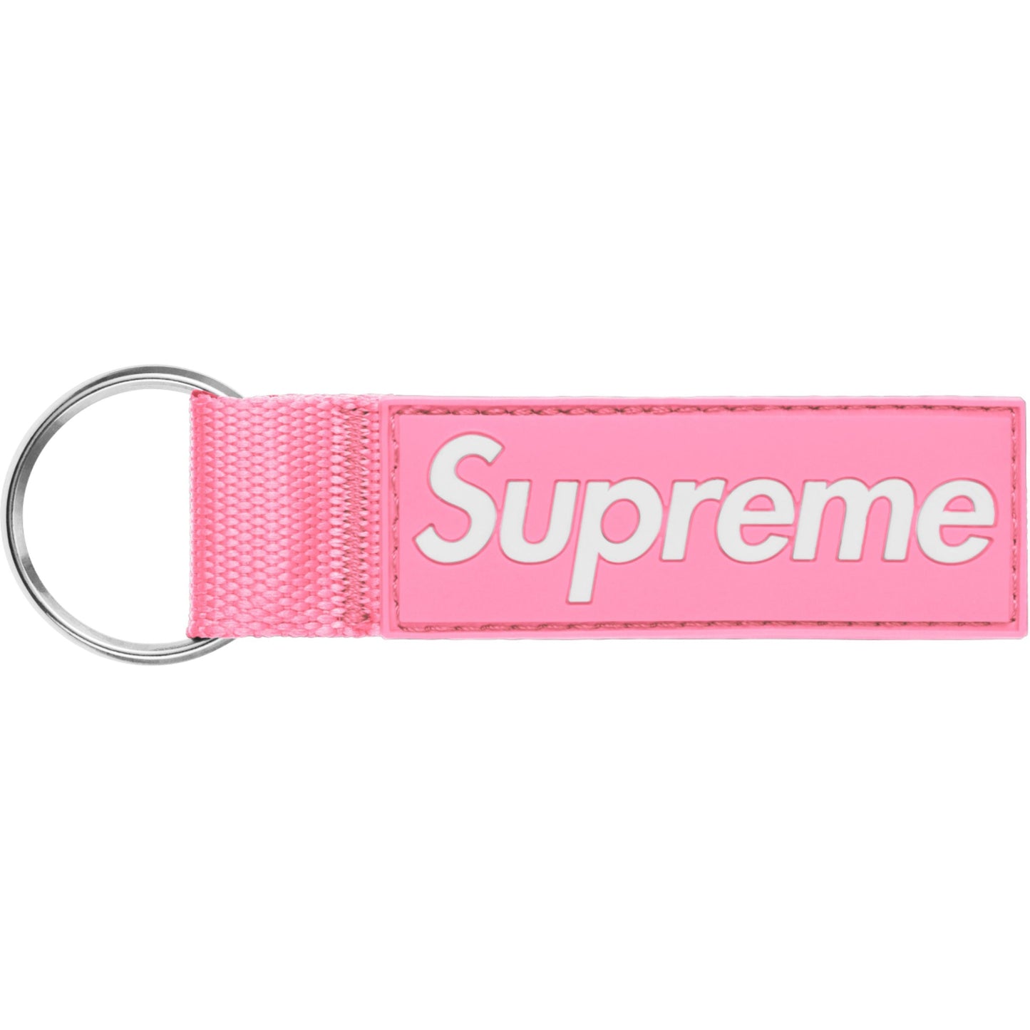 Supreme Webbing Keychain "Pink"