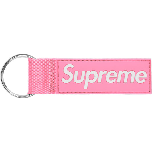 Supreme Webbing Keychain "Pink"