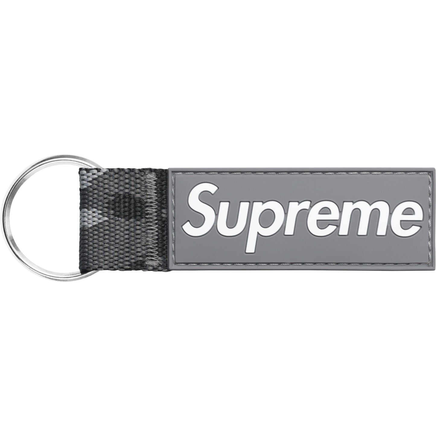 Supreme Webbing Keychain "Snow Camo"