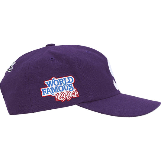 Supreme World Famous S Logo 6-Panel "Purple"