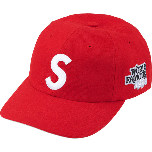 Supreme World Famous S Logo 6-Panel "Red"